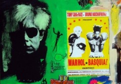 Ronald Chapeau | Warholl vs Basquiat in green & white